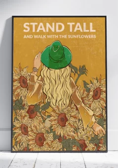Vintage style poster ad print size A3