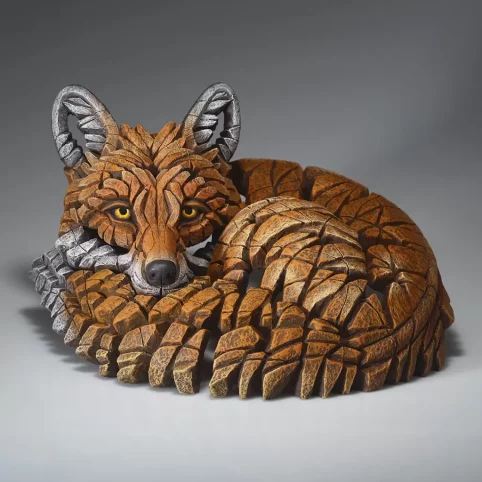 Curled-up Fox Sculpture (2 Colours)
