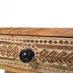 Acacia wood Console table drawer