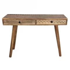 Acacia wood Console table