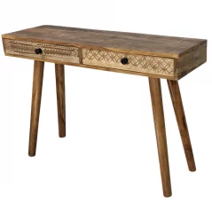 Acacia wood Console table