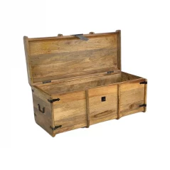 Mango Wood Chest open